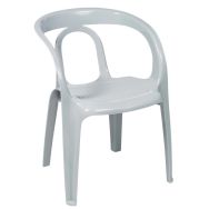 Chaise résine Tango gris clair