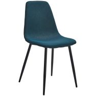 Chaise réunion CHIARA Bleu nuit