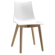 Chaises Zebra antichoc 4 pieds lot 2 - S-CAB
