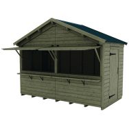 Chalet évenementiel 360x187x290 cm - pin traité