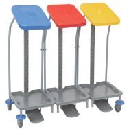 Chariot Linen pour sac à linge - 3 unités - 3 x 70 L - Manutan