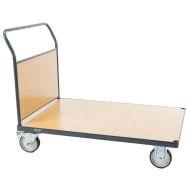 Chariot à dossier fixe bois - Force 400 à 500 kg - Manutan Expert
