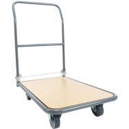 Chariot à dossier rabattable - Capacité 250 kg - Manutan Expert