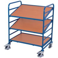 Chariot à plateaux pour bacs norme Europe - 825 x 610 mm - Capacité 200 Kg