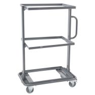 Chariot acier 200 kg - Pour bacs norme Europe - Manutan Expert