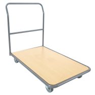 Chariot acier dossier fixe - Capacité 250 kg - Manutan Expert
