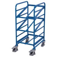Chariot acier pour bacs norme Europe - Capacité 200 Kg