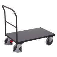 Chariot acier tubulaire - 1 dossier fixe - Capacité de 400 kg à 500 kg
