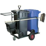 Chariot d'Entretien 2x120L complet