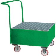 Chariot de rétention métallique - 1 fût - peint