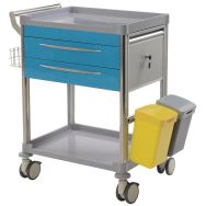 Chariot soins 2 Tiroirs tout équipé - Mdose