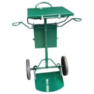 Chariot de voirie avec support pour sac poubelle de 150 L