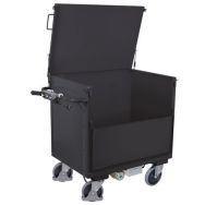 Chariot électrique B-Well caisse - Paroi 1/2 rabattable - 500kg - Actiwork