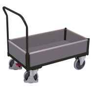 Chariot ergonomique parois bois amovibles - Capacités 400 et 500 kg