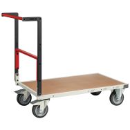 Chariot flat-pack dos repliable 100 x 60 cm roue TPE 400 kg