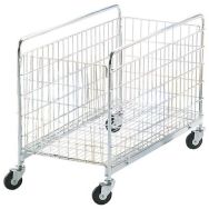 Chariot grillagé pliant - Force 100 kg L 900 x l550 mm