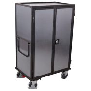 Chariot haut ergonomique 5 plateaux bois - Acier galvanisé - 500 Kg