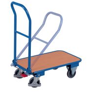 Chariot métal ergonomique à dossier rabattable - Capacité 250kg