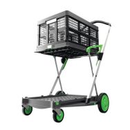 Chariot CLAX pliant équipé d'une caisse pliable
