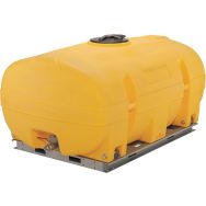 Châssis support en acier zingué pour cuves PE coffre 3000