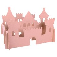 Château fort 3D en bois à décorer