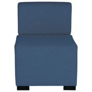 Chauffeuse 1 place Hizia tissu polyester - Alba