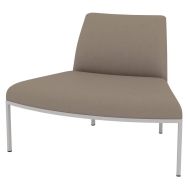 Chauffeuse Atrium convexe tissu enduit PVC - Quadrifoglio