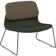 Chauffeuse Klik pieds traineau tissu polyester Cura non feu - Sokoa