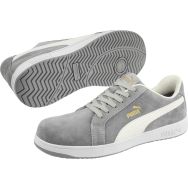 Chaussures de sécurité basses iconic suede grey s1pl esd fo sr - puma