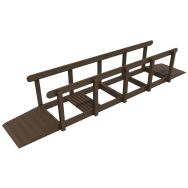 Chemin podotactile droit 5 cases + 2 rampes d accès - Espace Urbain