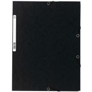 Chemise 3 rabats à élastiques carte lustrée 400G/M2 - A4 - Exacompta
