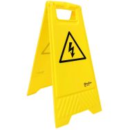 Chevalet de signalisation - Pictogramme Danger électricité
