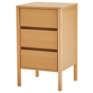 Chevet 3 tiroisTreviso Collection naturel-Somcasa