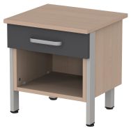 Chevet Cubik caisson 1 tiroir - Mobidecor