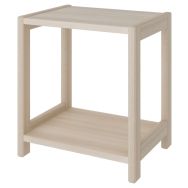 Chevet JEFF niche acacia/hêtre