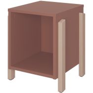 Chevet JEFF niche cotés mélaminé - Enond Mobilier