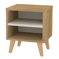 Chevet Silphy 1 niche + 1 tablette grès