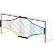 Cible d'entrainement but de foot à 8