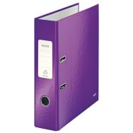 Classeur à levier 180° plastifié 80 mm WOW violet