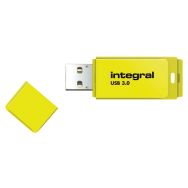 Clé USB 16Go Neon jaune Integral