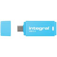 Clé USB C 128Go Neon C bleu Integral