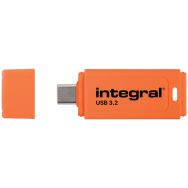 Clé USB C 32Go Neon C orange Integral