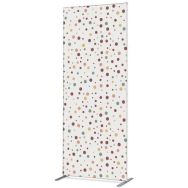 Cloison Deco En Tissu Points Couleur Terre - Showdown Displays