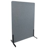 Cloison acoustique de bureau TWIN ZONE Gris foncé - Manutan