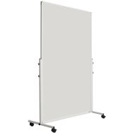 Cloison mobile avec tableau blanc intégré 180x120 cm