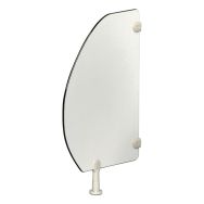Cloison sanitaire pour WC Voile - Blanc