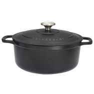 Cocotte en fonte ronde 26 cm Noire Sublime Chasseur