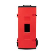 Coffre extincteur mobile - Multiusage - Rouge