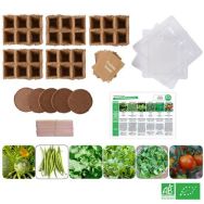 Coffret de sachets graines bio de légumes
