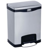 Collecteur Slim Jim Step On Front Step 30 L inox mat, noir